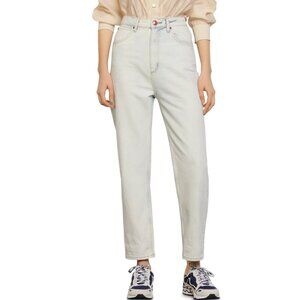 Abelia High-Waisted Washed Jeans